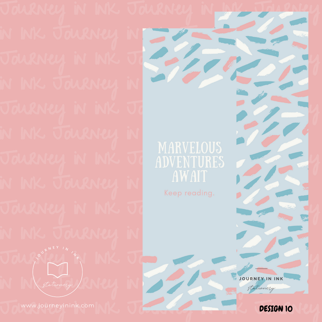 Marvelous Adventures Await Bookmark
