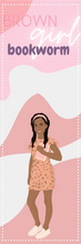 Load image into Gallery viewer, Brown Girl Bookworm Bookmark