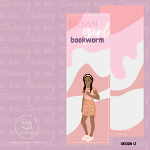 Load image into Gallery viewer, Brown Girl Bookworm Bookmark
