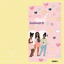 Load image into Gallery viewer, Brown Girl Bookworm Trio Bookmark
