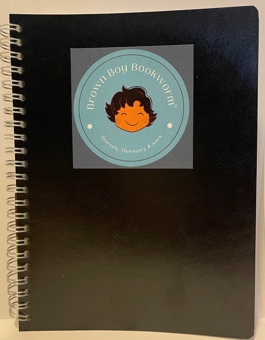 Brown Boy Bookworm Notebook